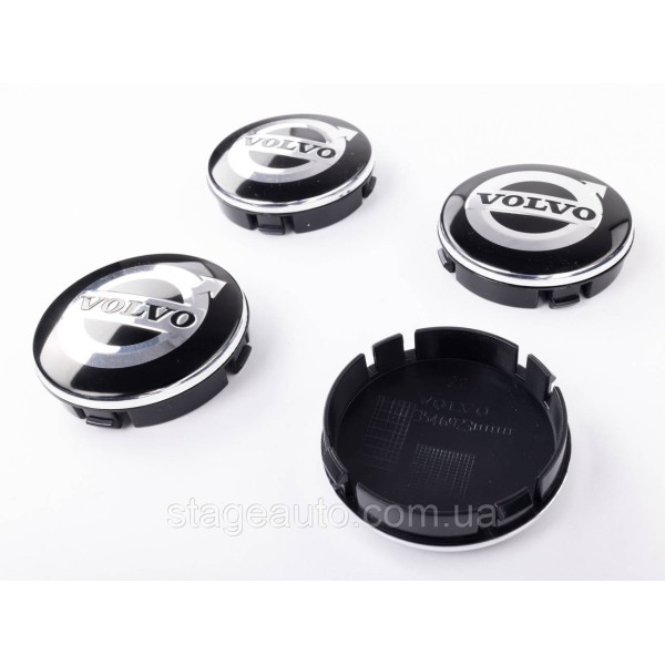 Ковпачки Заглушки Для Дисків Вольво Volvo 64мм, 30748052, S40, S60, S70, S80, S90, V40, V50, V60, V70, XC60,