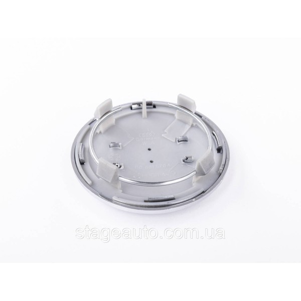 Caps plugs for alloy wheels Audi Audi 69 mm Gray with chrome rim 4B0601170A