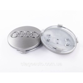 Ковпачок заглушка в литий диск Audi 60 мм 57мм Сірий 4B0601170