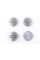 Caps plugs for alloy wheels Audi Audi 60 mm 57 mm Gray 4B0601170 set