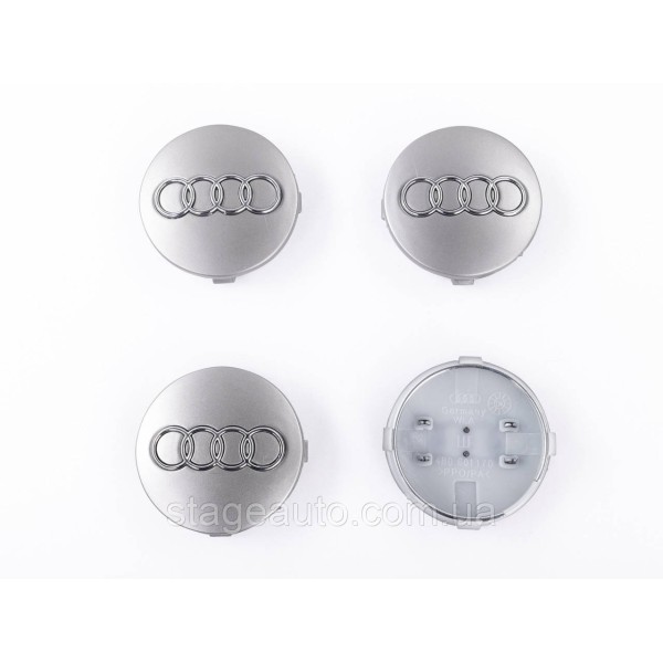 Caps plugs for alloy wheels Audi Audi 60 mm 57 mm Gray 4B0601170 set