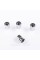 Protective caps for valve stems Hyundai 4 pcs Chrome