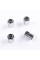 Protective caps for valve stems VW Volkswagen Volkswagen 4 pcs Chrome