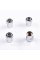 Protective caps for valve stems VW Volkswagen Volkswagen 4 pcs Chrome