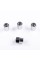 Protective caps for valve stems VW Volkswagen Volkswagen 4 pcs Chrome