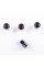 Protective caps for Audi nipples with logo 4 pcs Red inscription Chrome