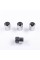 Protective caps for Toyota valve nipples 4 pcs Chrome