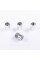Protective caps for valve stems Honda Honda 4 pcs Chrome