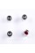 Protective caps for valve stems Honda Honda 4 pcs Chrome