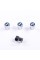 Protective caps for BMW valve stems 4 pcs Classic Chrome