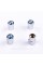 Protective caps for BMW valve stems 4 pcs Classic Chrome