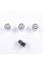 Protective caps for Mercedes-Benz valve nipples 4 pcs. Chrome