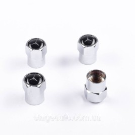 Protective caps for Mercedes-Benz valve nipples 4 pcs. Chrome
