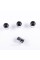 Protective caps for Mercedes-Benz valve nipples 4 pcs. Chrome