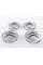 Citroen alloy wheel caps 60 mm silver