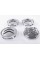 Citroen alloy wheel caps 60 mm silver