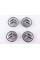 Citroen alloy wheel caps 60 mm silver