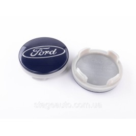 Ковпачки заглушки на литі диски FORD Форд 54 мм Сині 6M21-1003