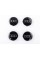 Caps plugs for alloy wheels Audi Audi 60 mm 57 mm Black gloss 4B0601170 set