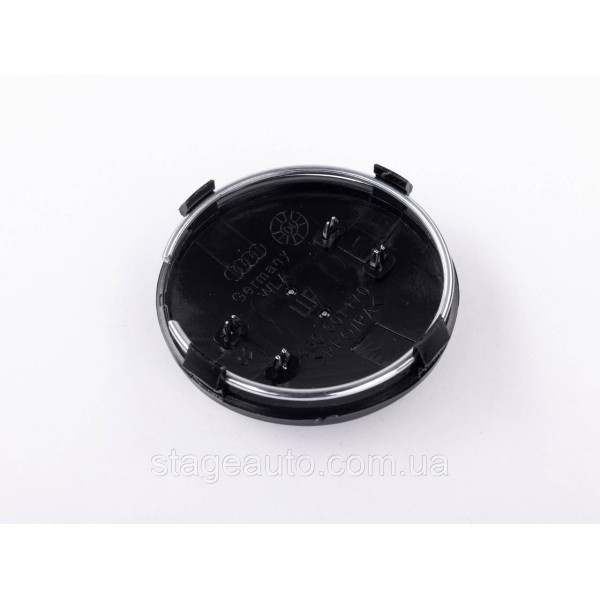 Caps plugs for alloy wheels Audi Audi 60 mm 57 mm Black gloss 4B0601170 set