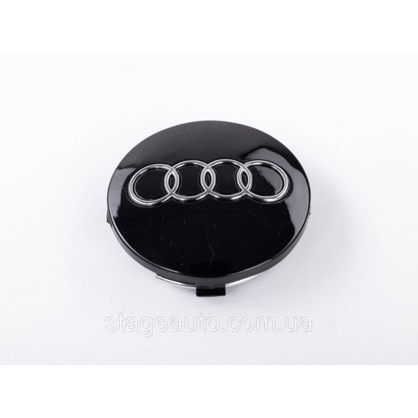 Cap plug for alloy wheels Audi Audi 60 mm 57 mm Black gloss 4B0601170