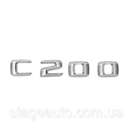 Шильдік Напис Багажника Mercedes Benz C200