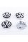 Caps plugs for alloy wheels VW Volkswagen Volkswagen 60 mm Chrome