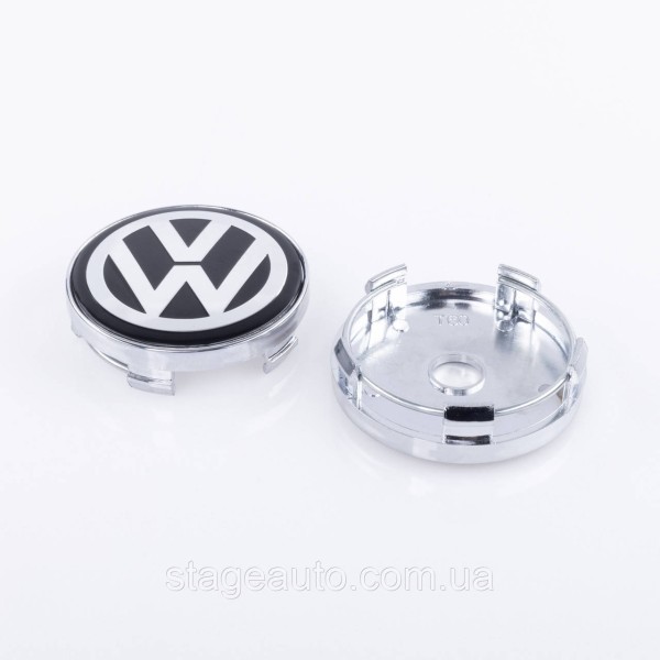 Caps plugs for alloy wheels VW Volkswagen Volkswagen 60 mm Chrome
