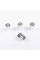 Protective caps for Skoda nipples 4 pcs Classic with logo 4 pcs Chrome