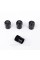 Protective caps for Mercedes-Benz valve nipples Mercedes 4 pcs Black