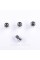 Protective caps for Mazda valve nipples 4 pcs Chrome