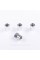 Protective caps for Mazda valve nipples 4 pcs Chrome