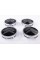 Citroen alloy wheel caps 60 mm black