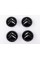 Citroen alloy wheel caps 60 mm black