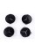 Caps plugs for alloy wheels Mercedes-Benz Mercedes 75 mm OLD Black Matt