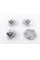 Caps plugs for alloy wheels Renault Renault 57 mm Silver, chrome logo