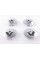 Caps plugs for alloy wheels Renault Renault 57 mm Silver, chrome logo