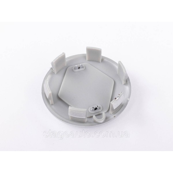 Caps plugs for alloy wheels Renault Renault 57 mm Silver, chrome logo