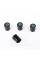 Protective caps for Skoda nipples 4 pcs Classic with logo 4 pcs Black