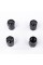 Protective caps for valve stems Land Rover Land Rover 4 pcs Black
