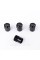 Protective caps for valve stems Land Rover Land Rover 4 pcs Black