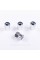 Protective caps for valve stems Subaru Subaru 4 pcs Chrome