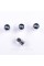 Protective caps for valve stems Subaru Subaru 4 pcs Chrome