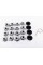 VAG Bolt Caps 17mm 1K0601173A Chrome