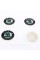 Caps plugs for alloy wheels Skoda Skoda 56 mm Green IZD601151A, 6U0601151L set