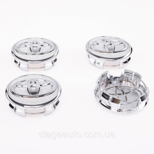 Caps plugs for alloy wheels TOYOTA Toyota, 57 mm Silver 42603-02220