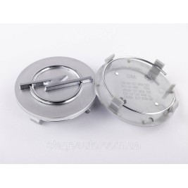 Ковпачки заглушки в литі диски OPEL Опель, 64 мм Сріблясті (O9 09 127 953 GD)