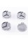 Caps plugs for Mercedes-Benz disks Mercedes 60mm Chrome silver