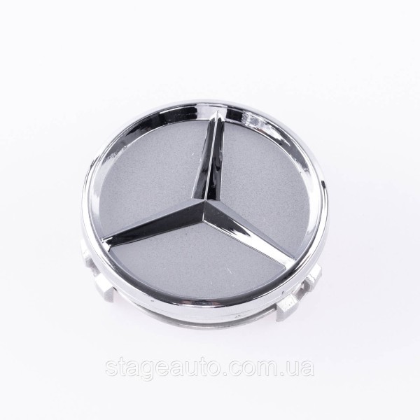 Caps plugs for Mercedes-Benz disks Mercedes 60mm Chrome silver