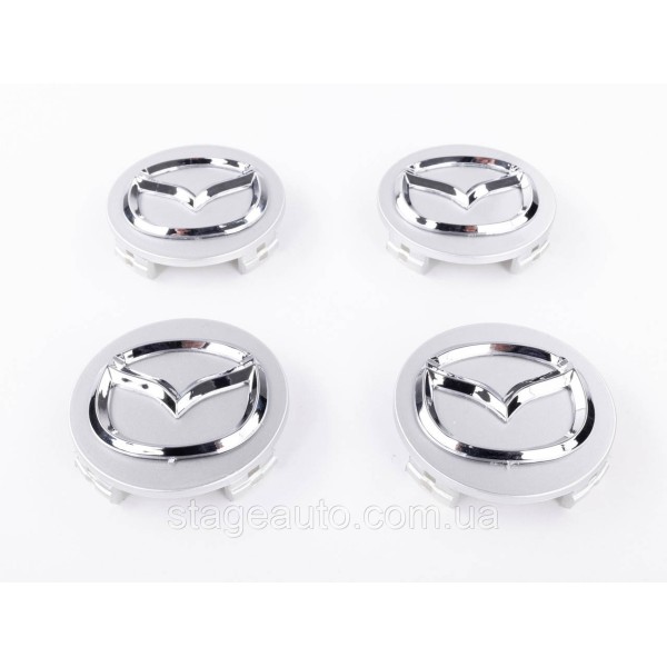 Caps plugs for alloy wheels MAZDA Mazda 57 mm Silver G22C-37-190A